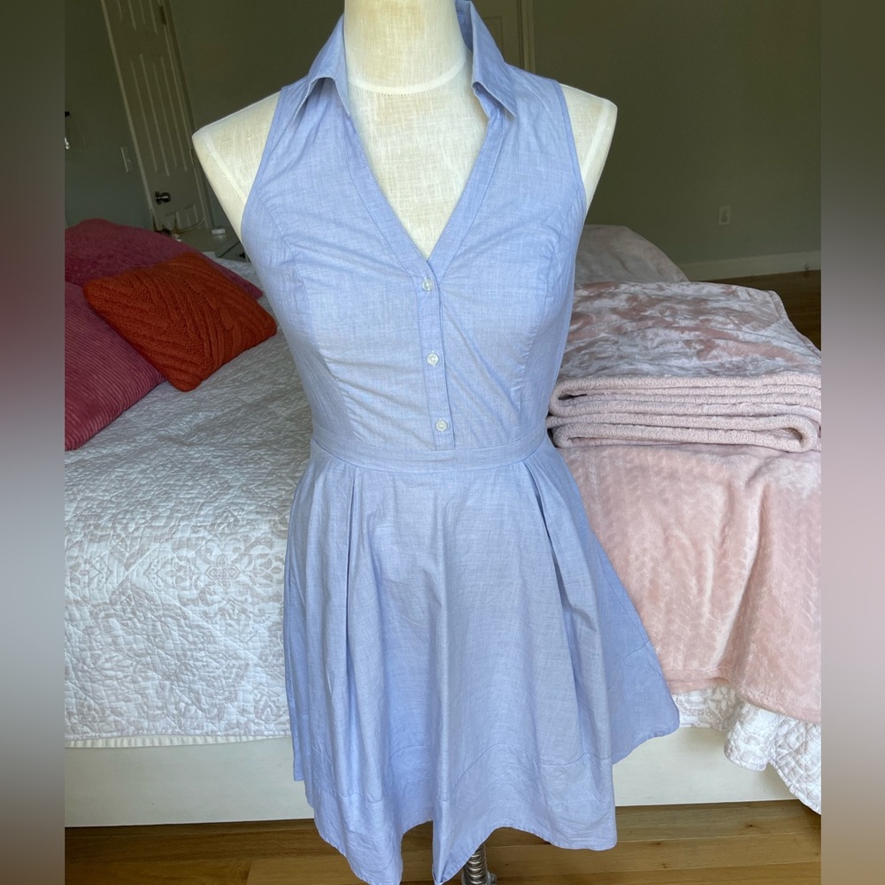 Express button down shirt dress fit and flare